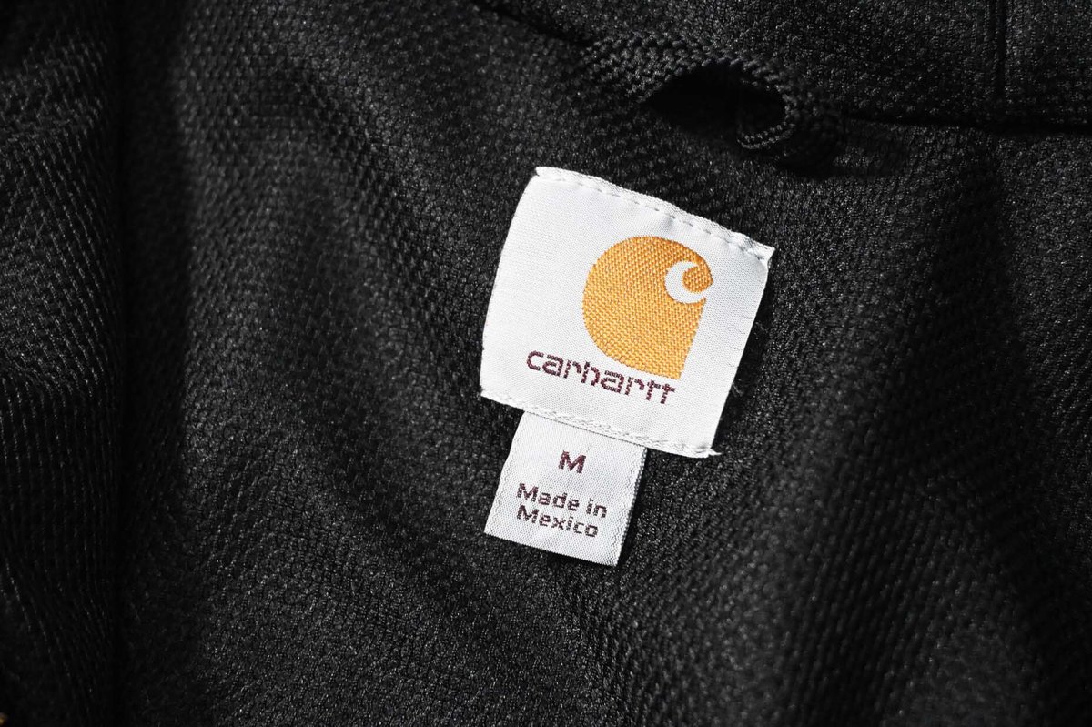 画像5: Used Carhartt Thermal Lined Zip Sweat Hoodie Navy (5)