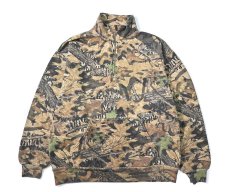 画像1: Used Jerzees Realtree Quarter Zip Sweat Shirt (1)