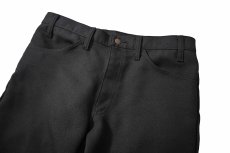 画像2: 90s Used Levi's 517 Flare Pants Black made in USA スタプレ (2)