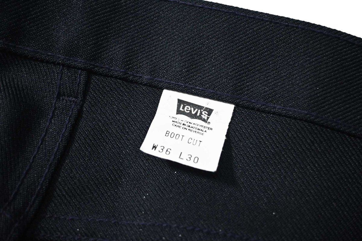 画像6: 00s Used Levi's 517 Flare Pants Navy スタプレ (6)