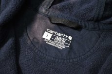 画像4: Used Carhartt Zip Sweat Hoodie Fade Navy (4)