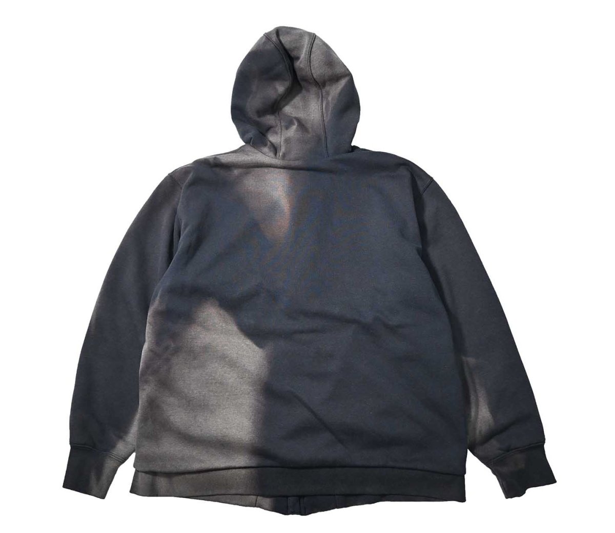 画像5: Used Carhartt Thermal Lined Zip Sweat Hoodie Fade Navy (5)