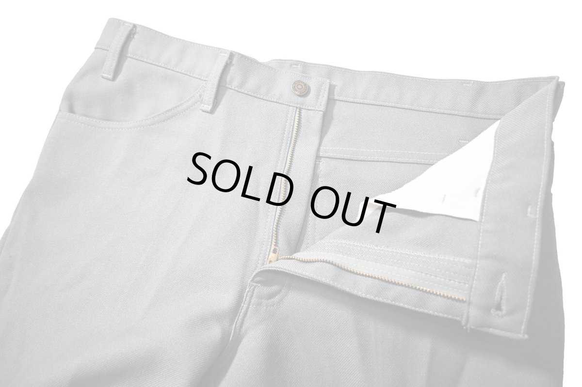 画像5: 90s Used Levi's 517 Flare Pants Grey made in USA スタプレ (5)