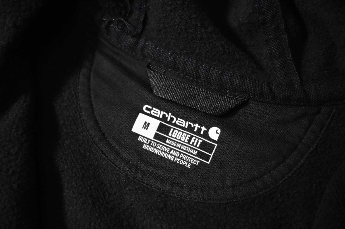 画像4: Used Carhartt Zip Sweat Hoodie Fade Black (4)