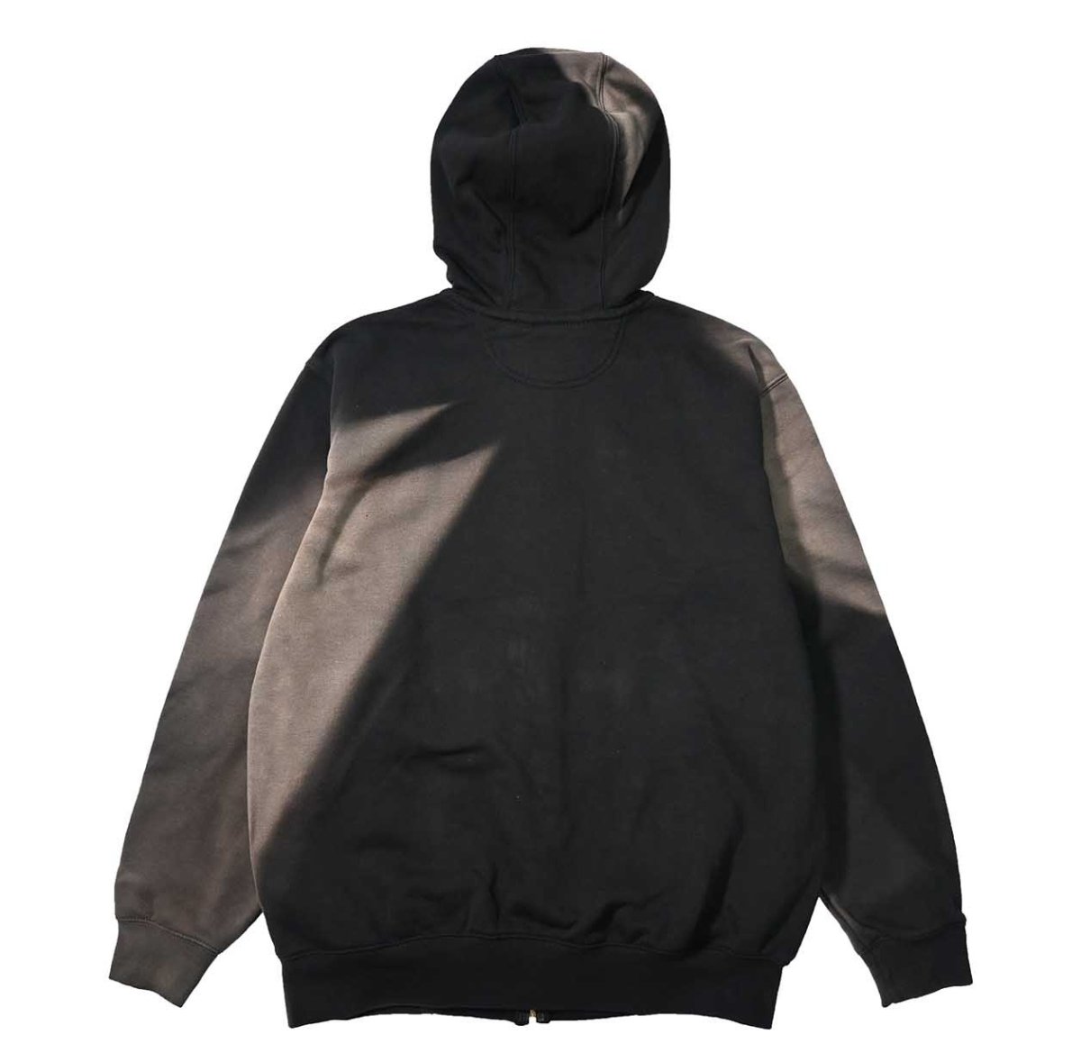 画像5: Used Carhartt Zip Sweat Hoodie Fade Black (5)