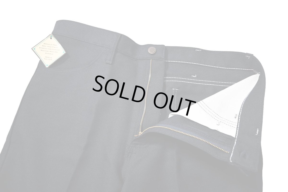 画像5: 90s Deadstock Wrangler Wrancher Dress Jeans Navy made in USA (5)