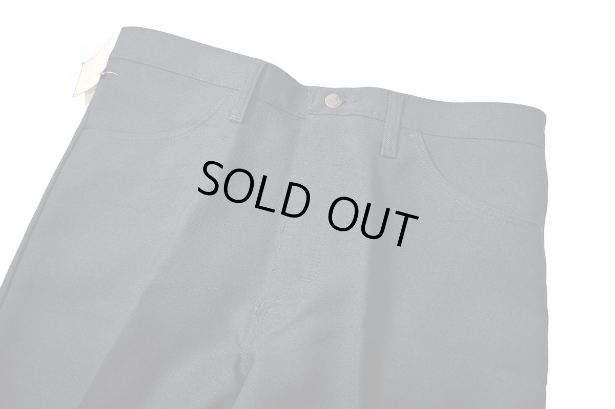 画像2: 90s Deadstock Wrangler Wrancher Dress Jeans Navy made in USA (2)