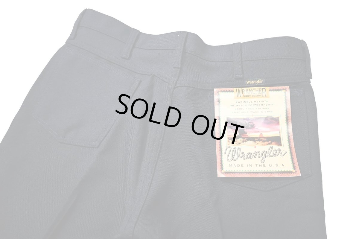 画像4: 90s Deadstock Wrangler Wrancher Dress Jeans Navy made in USA (4)