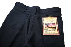 画像4: 90s Deadstock Wrangler Wrancher Dress Jeans Navy made in USA (4)