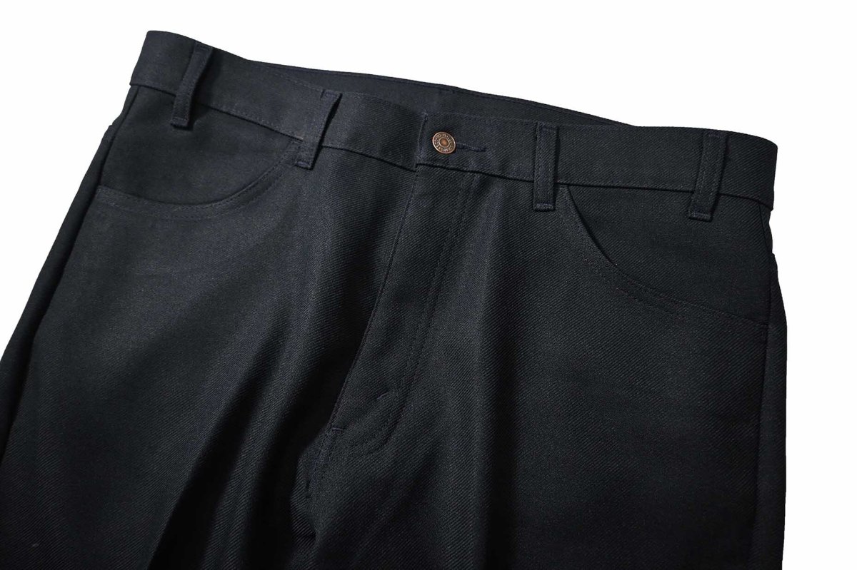 画像2: 00s Used Levi's 517 Flare Pants Navy スタプレ (2)