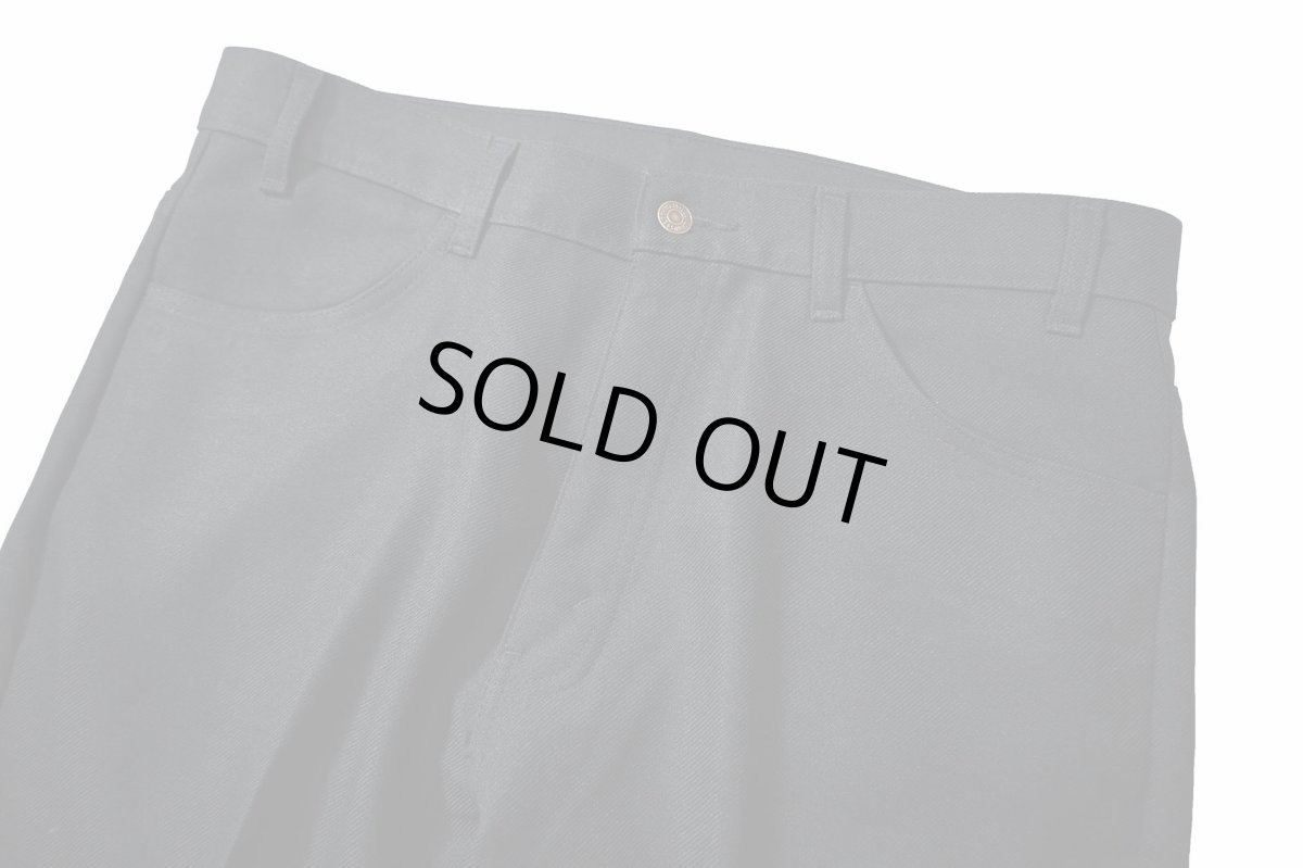 画像2: 00s Used Levi's 517 Flare Pants Navy スタプレ (2)