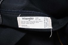 画像6: 90s Deadstock Wrangler Wrancher Dress Jeans Navy made in USA (6)