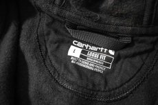 画像4: Used Carhartt Zip Sweat Hoodie Fade Black (4)