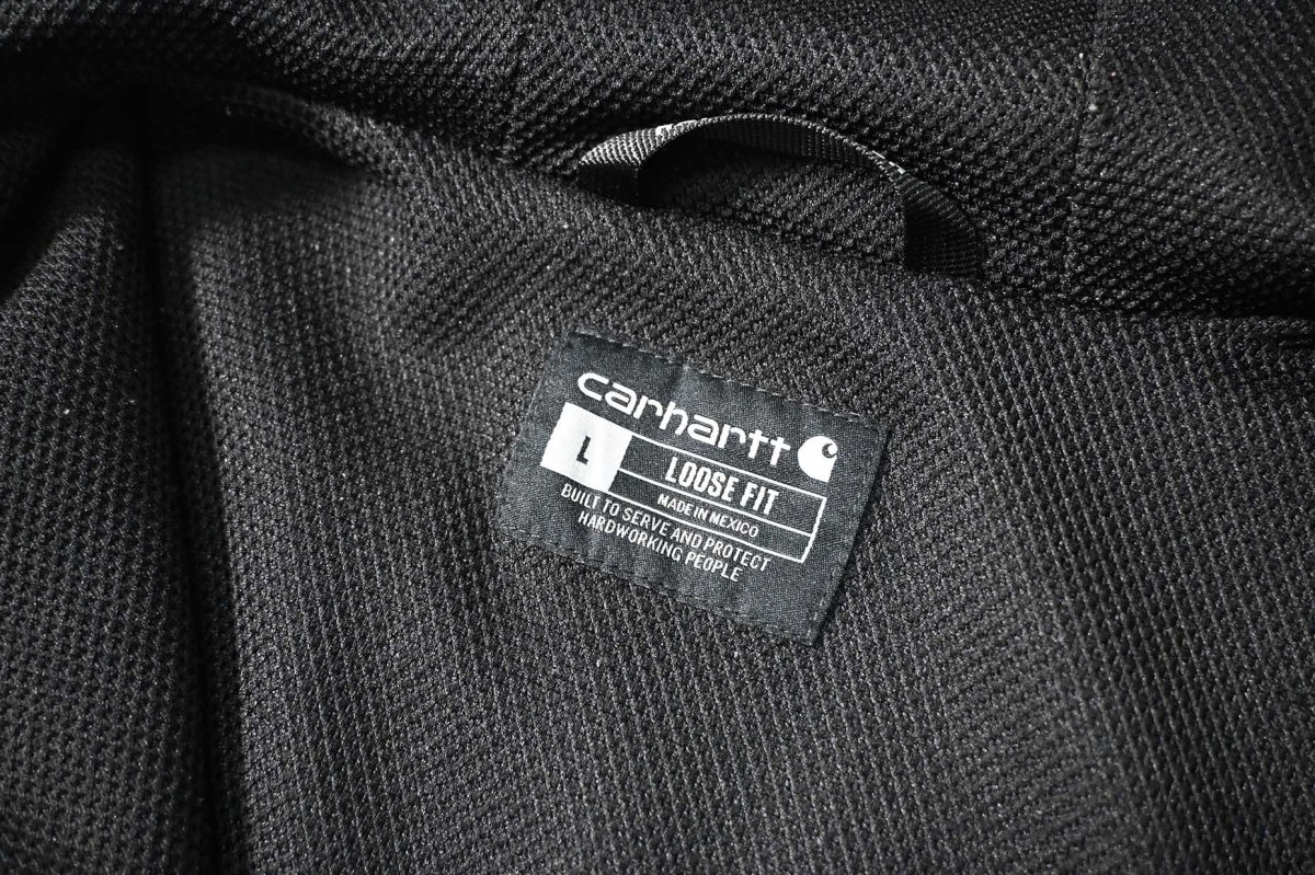 画像4: Used Carhartt Thermal Lined Zip Sweat Hoodie Fade Navy (4)