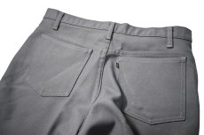 画像4: 90s Used Levi's 517 Flare Pants Grey made in USA スタプレ (4)