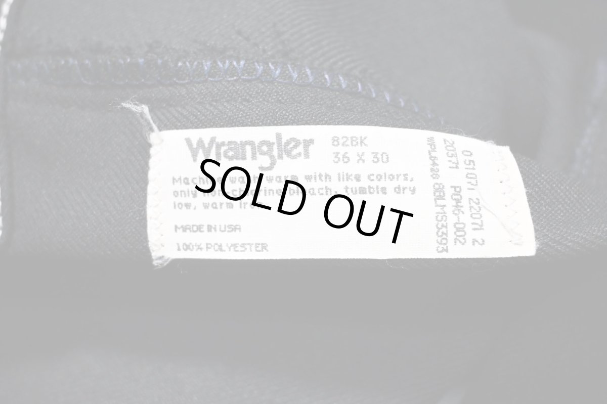 画像6: 90s Used Wrangler Wrancher Dress Jeans Black made in USA (6)