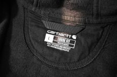 画像4: Used Carhartt Zip Sweat Hoodie Fade Black (4)