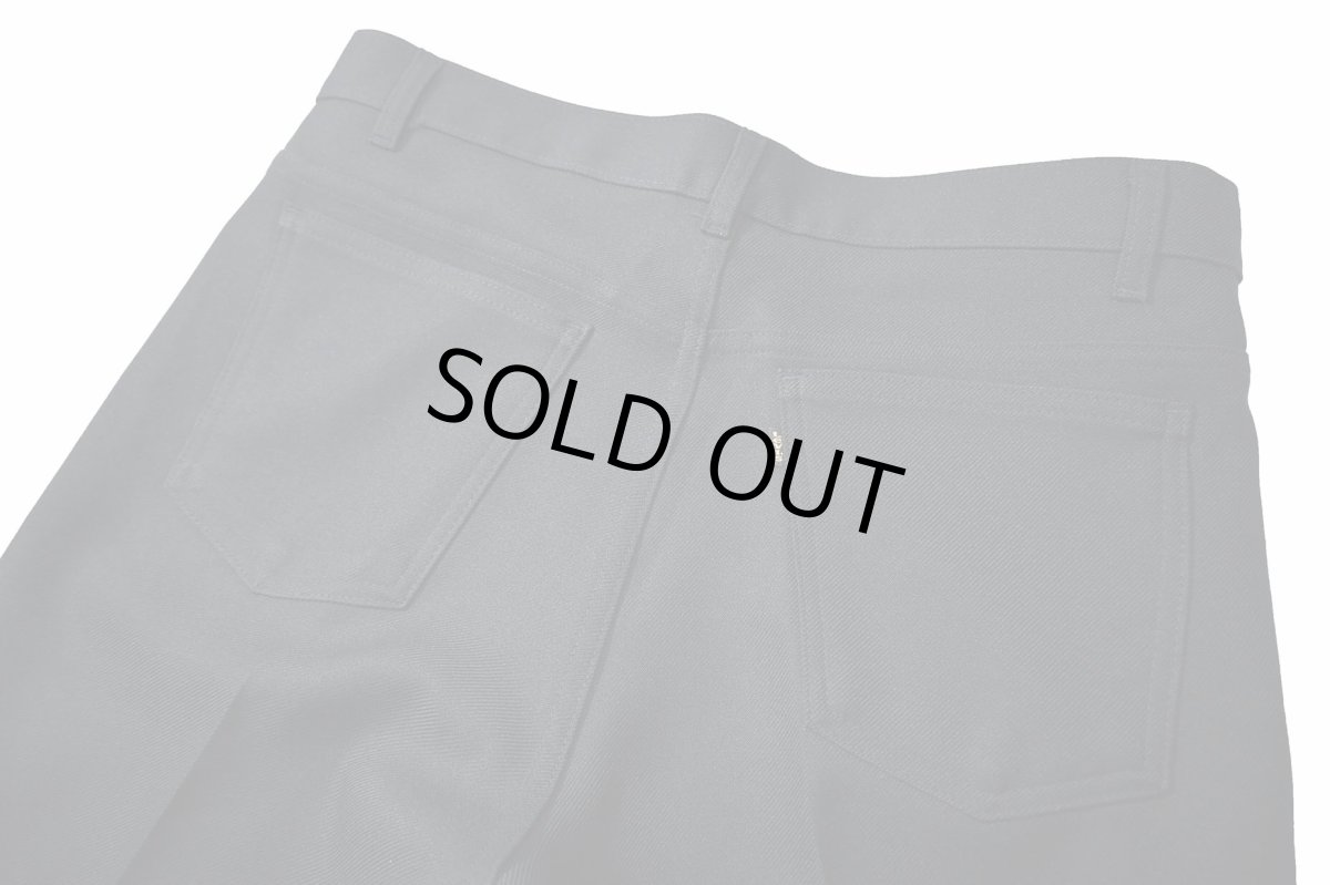 画像4: 00s Used Levi's 517 Flare Pants Navy スタプレ (4)