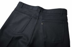 画像4: 00s Used Levi's 517 Flare Pants Navy スタプレ (4)