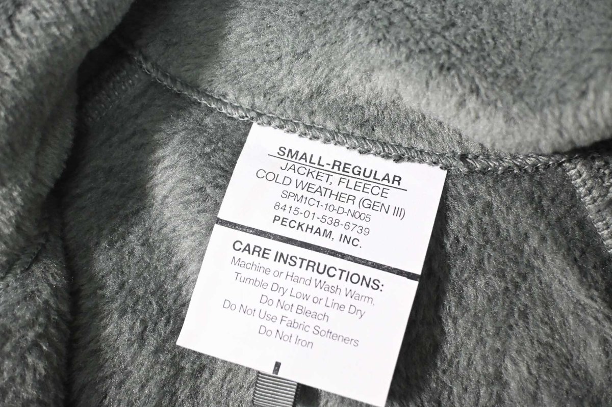 画像4: Deadstock Us Army ECWCS Gen3 Fleece Jacket Foliage Green (4)