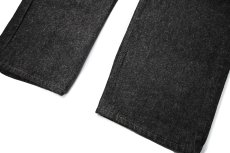 画像3: 92' Deadstock Levi's 501 Denim Pants Black made in USA 先染め リーバイス (3)