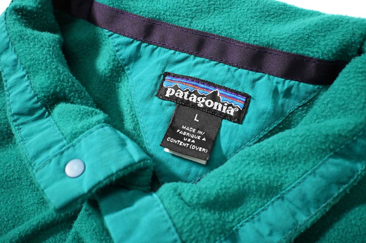 画像4: 94' Used patagonia Fleece Pullover made in USA パタゴニア (4)