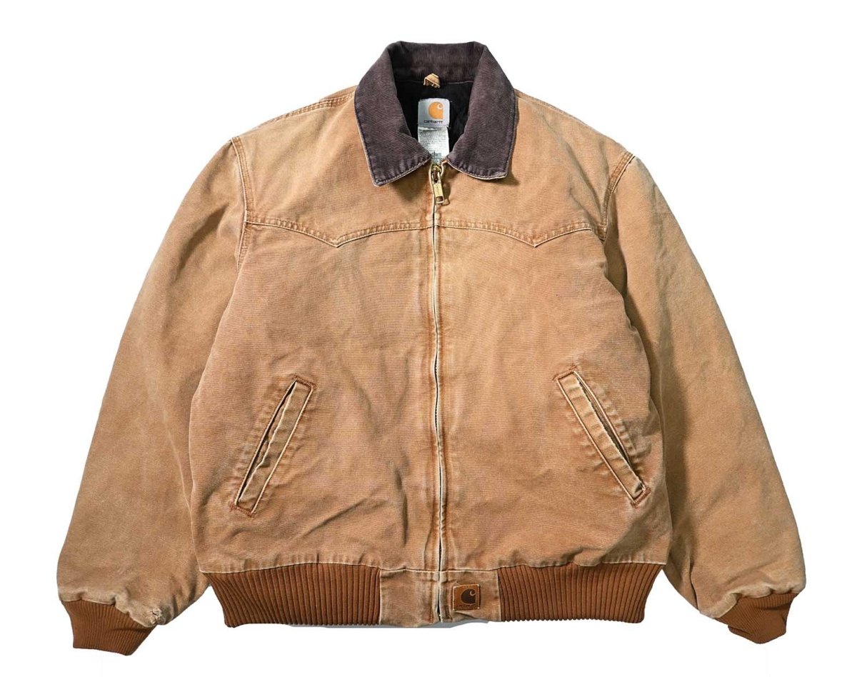画像1: 04' Used Carhartt Santa Fe Jacket Brown (1)