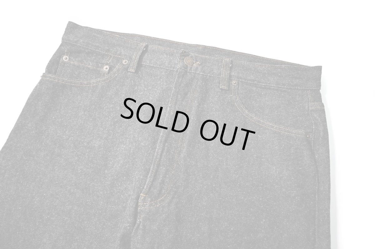 画像2: 92' Deadstock Levi's 501 Denim Pants Black made in USA 先染め リーバイス (2)
