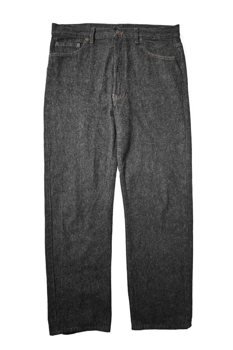 画像1: 92' Deadstock Levi's 501 Denim Pants Black made in USA 先染め リーバイス (1)