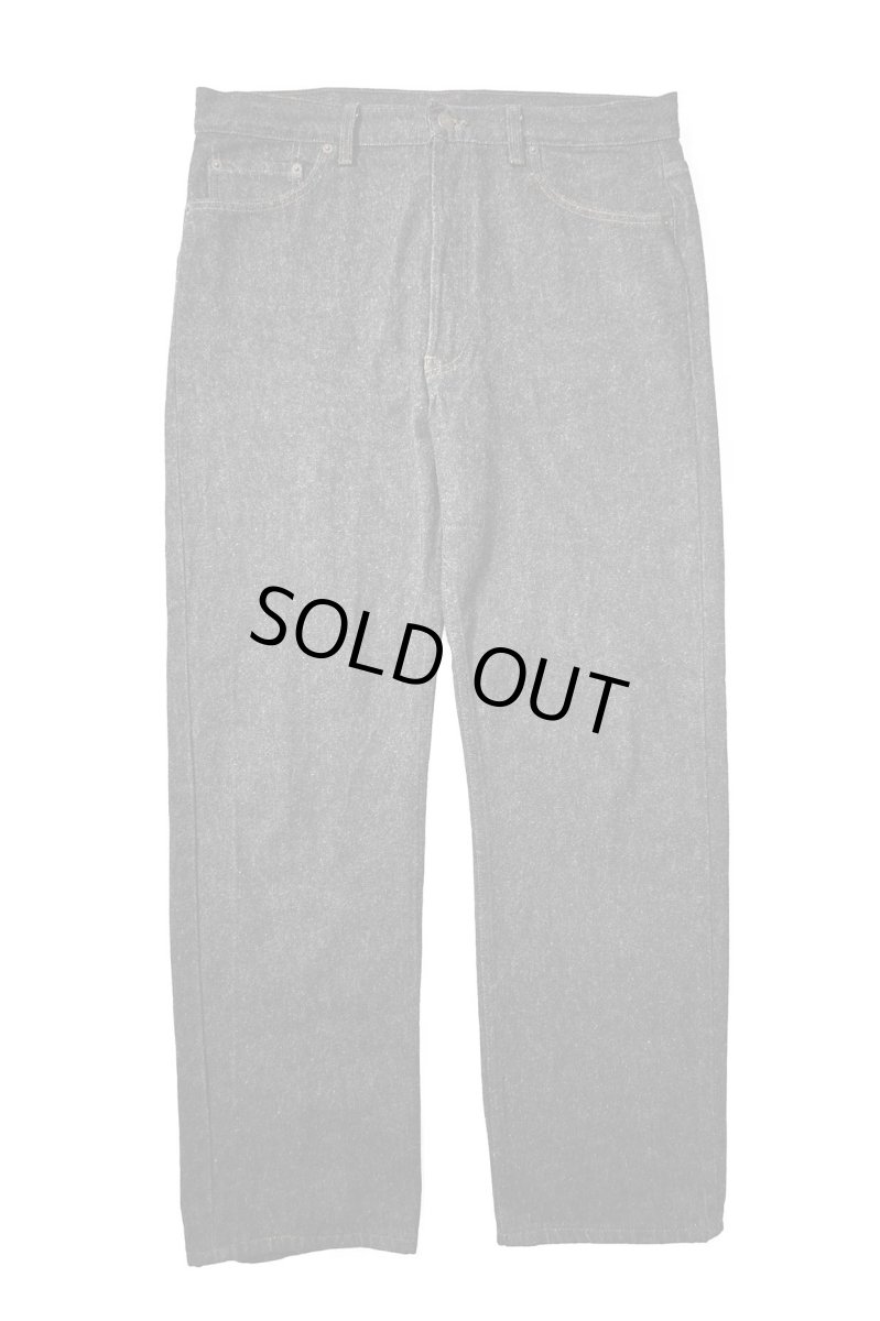 画像1: 92' Deadstock Levi's 501 Denim Pants Black made in USA 先染め リーバイス (1)