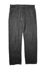 画像1: 92' Deadstock Levi's 501 Denim Pants Black made in USA 先染め リーバイス (1)