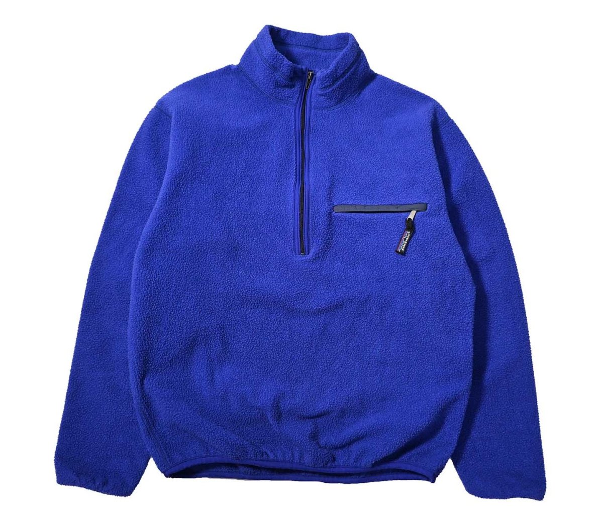 画像1: 92' Used patagonia Fleece Pullover made in USA パタゴニア (1)