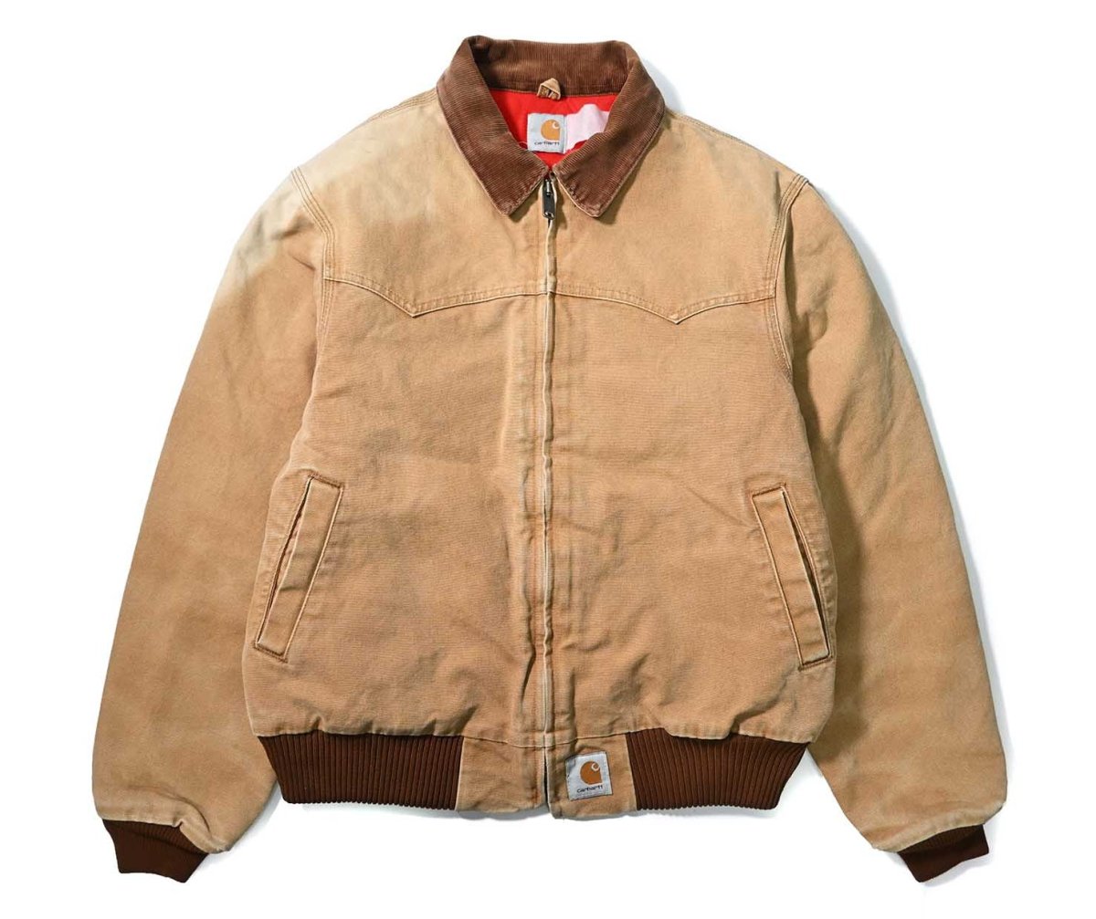 画像1: 80-90s Used Carhartt Santa Fe Jacket Brown (1)