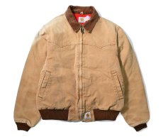画像1: 80-90s Used Carhartt Santa Fe Jacket Brown (1)