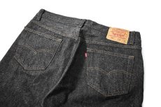 画像4: 92' Deadstock Levi's 501 Denim Pants Black made in USA 先染め リーバイス (4)