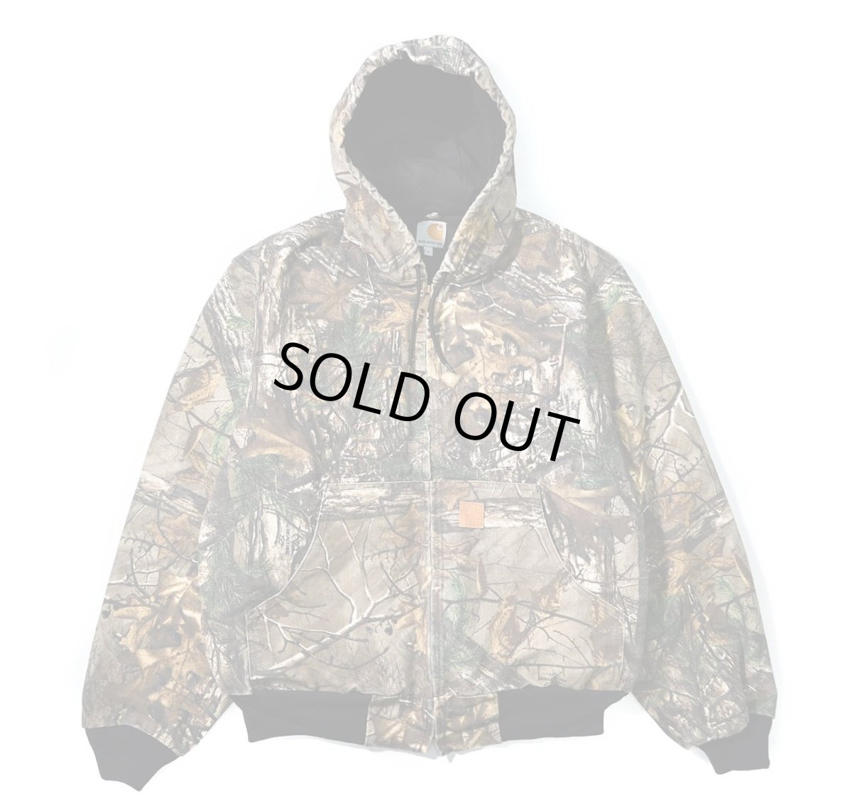 画像1: 13' Used Carhartt Duck Thermal Lined Active Jacket Realtree made in USA (1)
