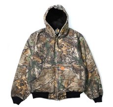 画像1: 13' Used Carhartt Duck Thermal Lined Active Jacket Realtree made in USA (1)