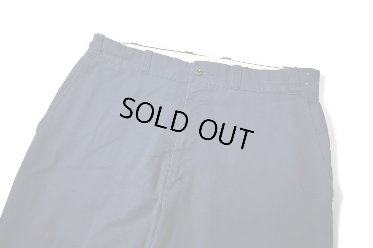 画像2: 80s Used Sears Fieldmaster PERMA PREST Work Pants Navy made in USA (2)