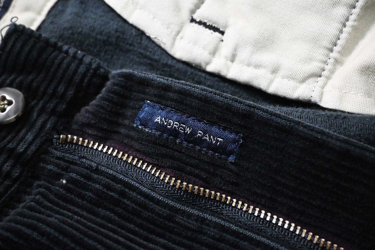画像6: 90-00s Used Ralph Lauren Corduroy Pants "Andrew Pant" Navy (6)