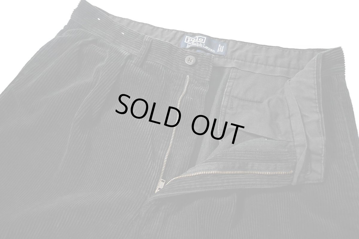 画像5: 90-00s Used Ralph Lauren Corduroy Pants "Andrew Pant" Black (5)