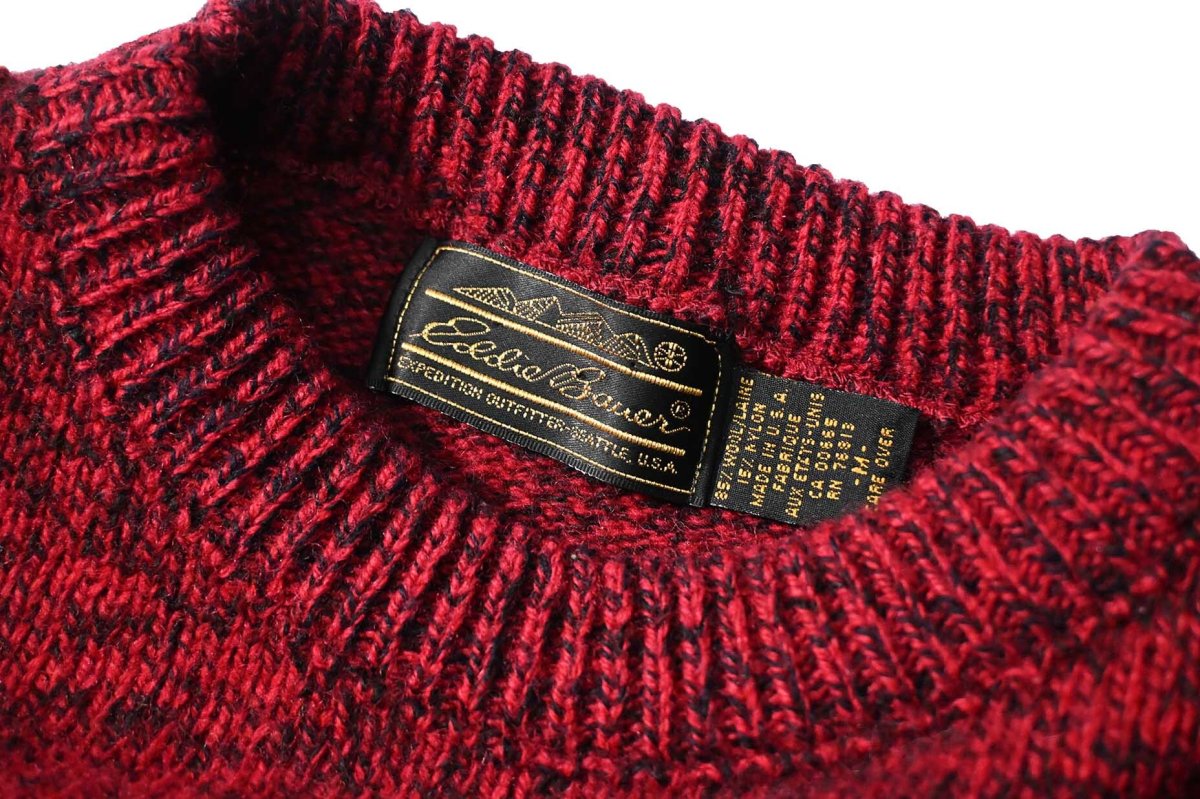 画像4: 80s Used Eddie Bauer Wool Knit Sweater (4)