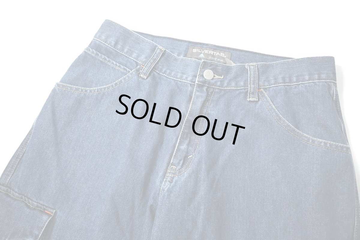 画像2: 00s Used Levi's Silver Tab Denim Cargo Pants (2)