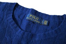 画像4: Used Polo Ralph Lauren Wool/Cashmere Knit Sweater Blue (4)