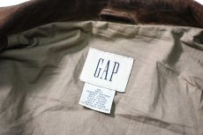 画像6: 00s Used Gap Suede Trucker Jacket (6)