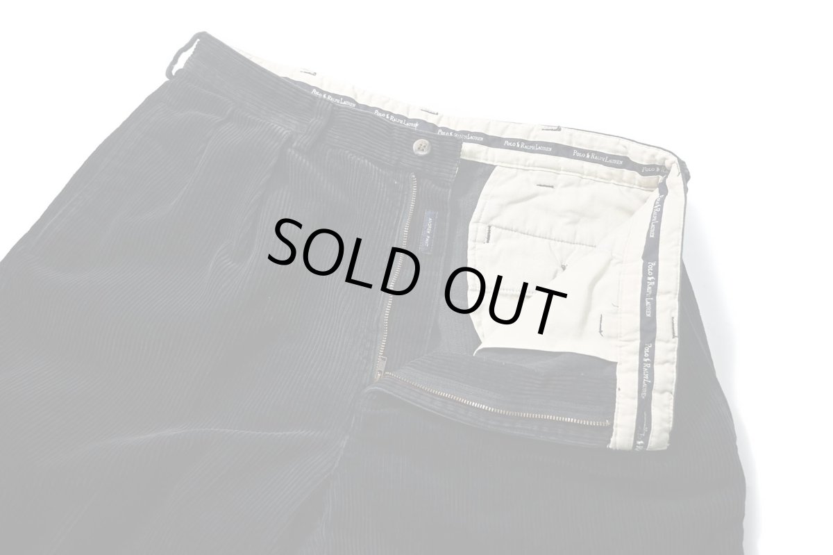 画像5: 90-00s Used Ralph Lauren Corduroy Pants "Andrew Pant" Navy (5)