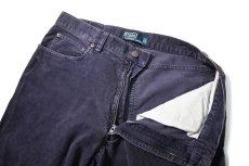 画像6: 90-00s Used Ralph Lauren Corduroy Pants Navy (6)