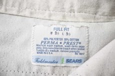 画像6: 80s Used Sears Fieldmaster PERMA PREST Work Pants Navy made in USA (6)