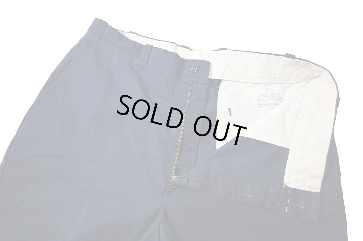 画像5: 80s Used Sears Fieldmaster PERMA PREST Work Pants Navy made in USA (5)