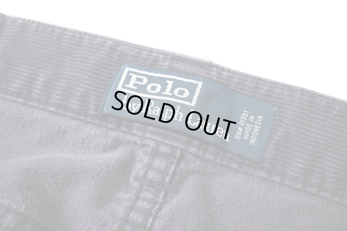 画像7: 90-00s Used Ralph Lauren Corduroy Pants Navy (7)