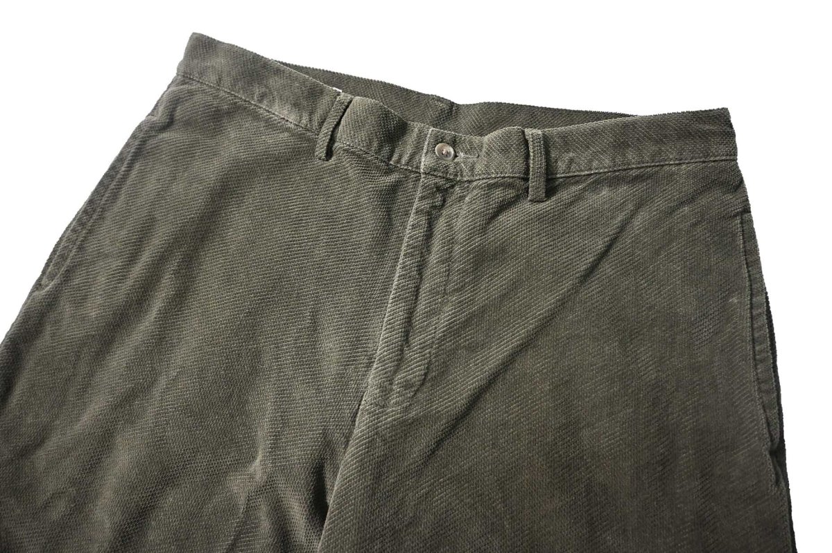 画像2: Used Perry Ellis Corduroy Pants Olive (2)